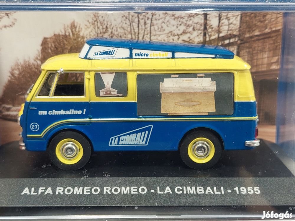 Alfa Romeo Van teherautó  - La cimbali (1955) -  Edicola - 1:43