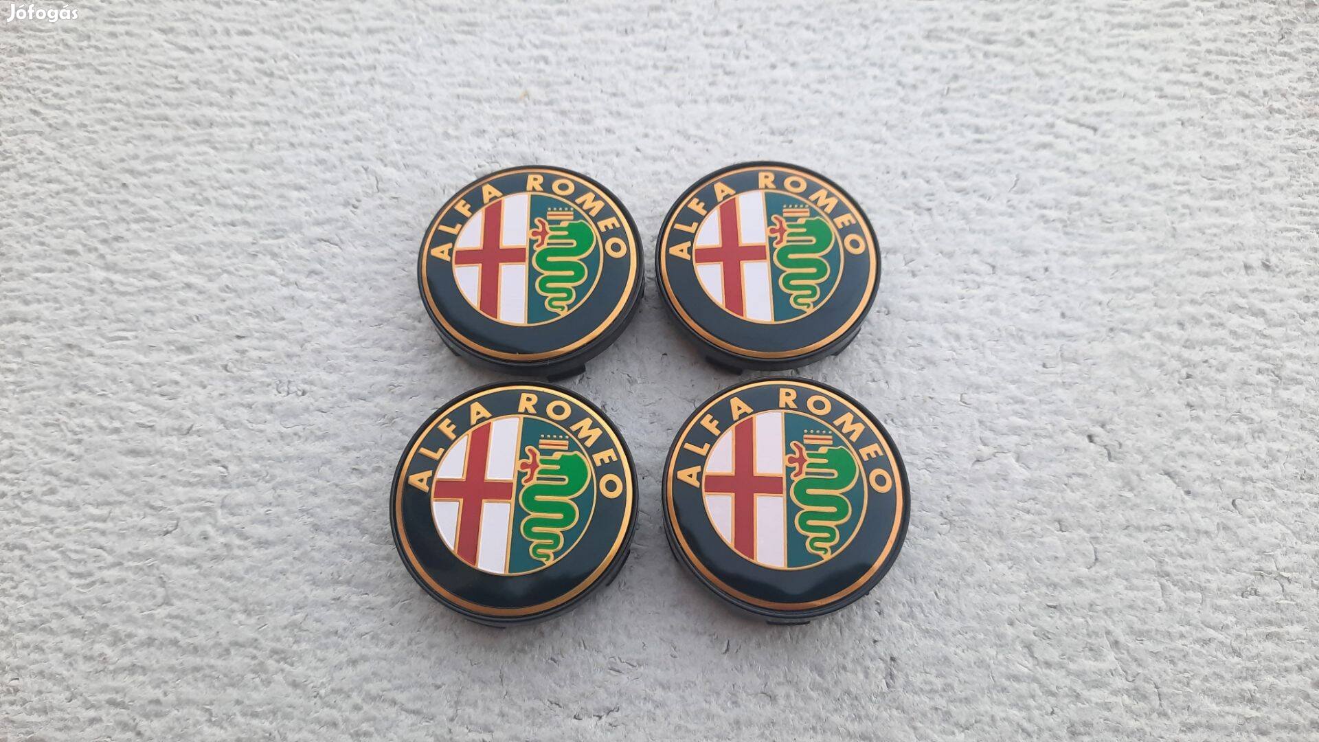 Alfa Romeo új felni díszkupak közép felnikupak kerékagy kupak 56mm