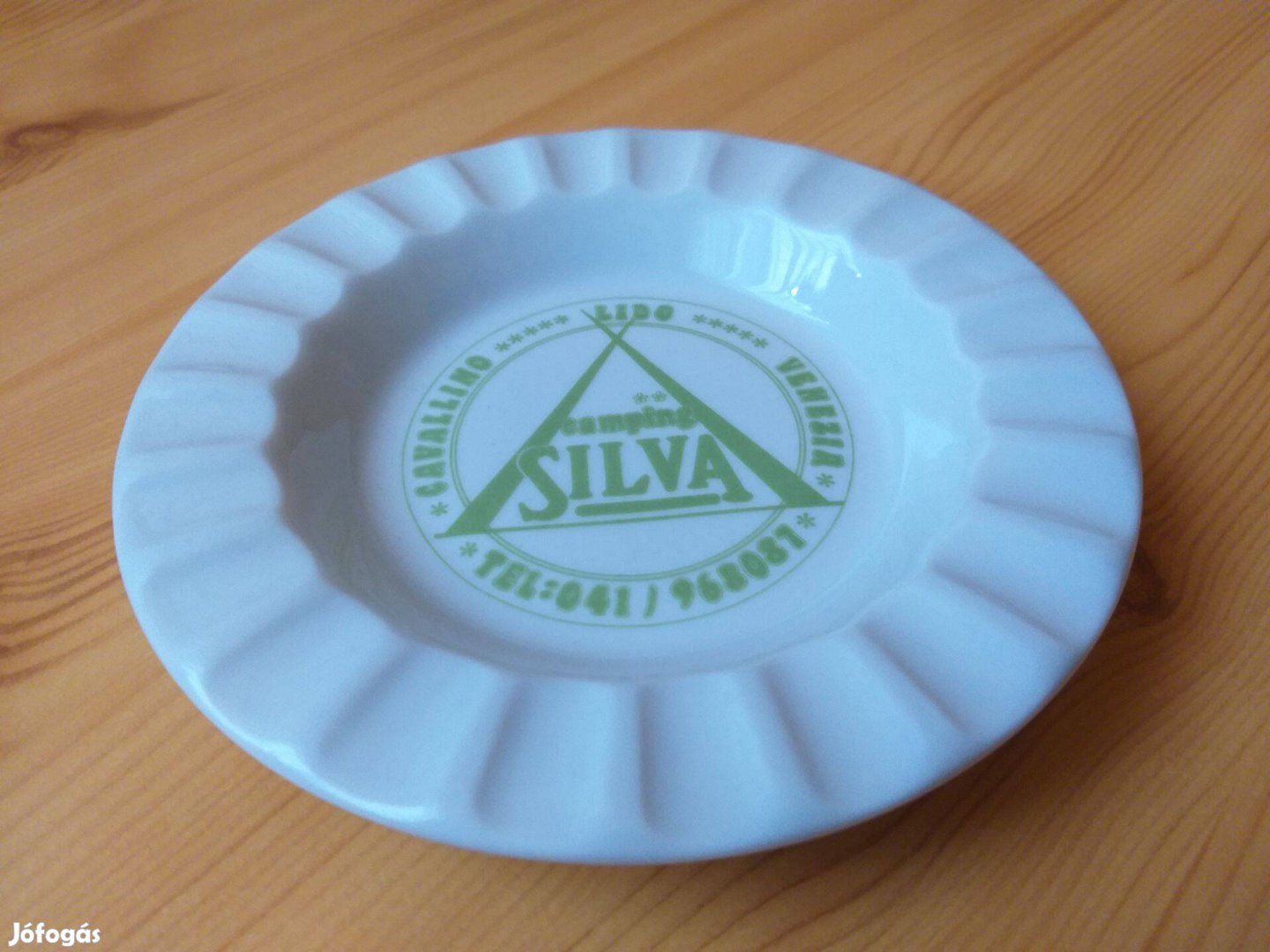 Alföld porcelán emlék tányér/hamutál Silva Camping eladó!