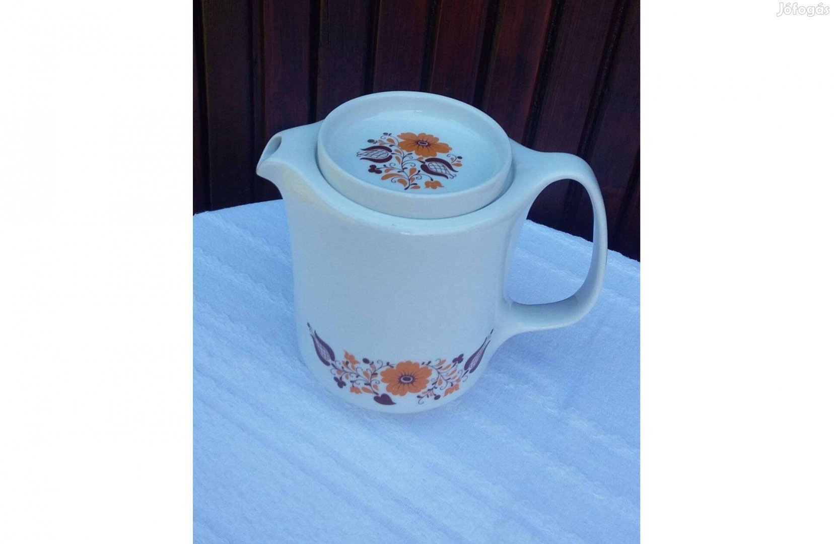 Alföldi porcelán Panni mintás teás kancsó, kiöntő