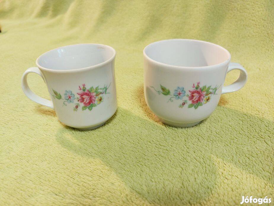 Alföldi porcelán festett kávéscsésze