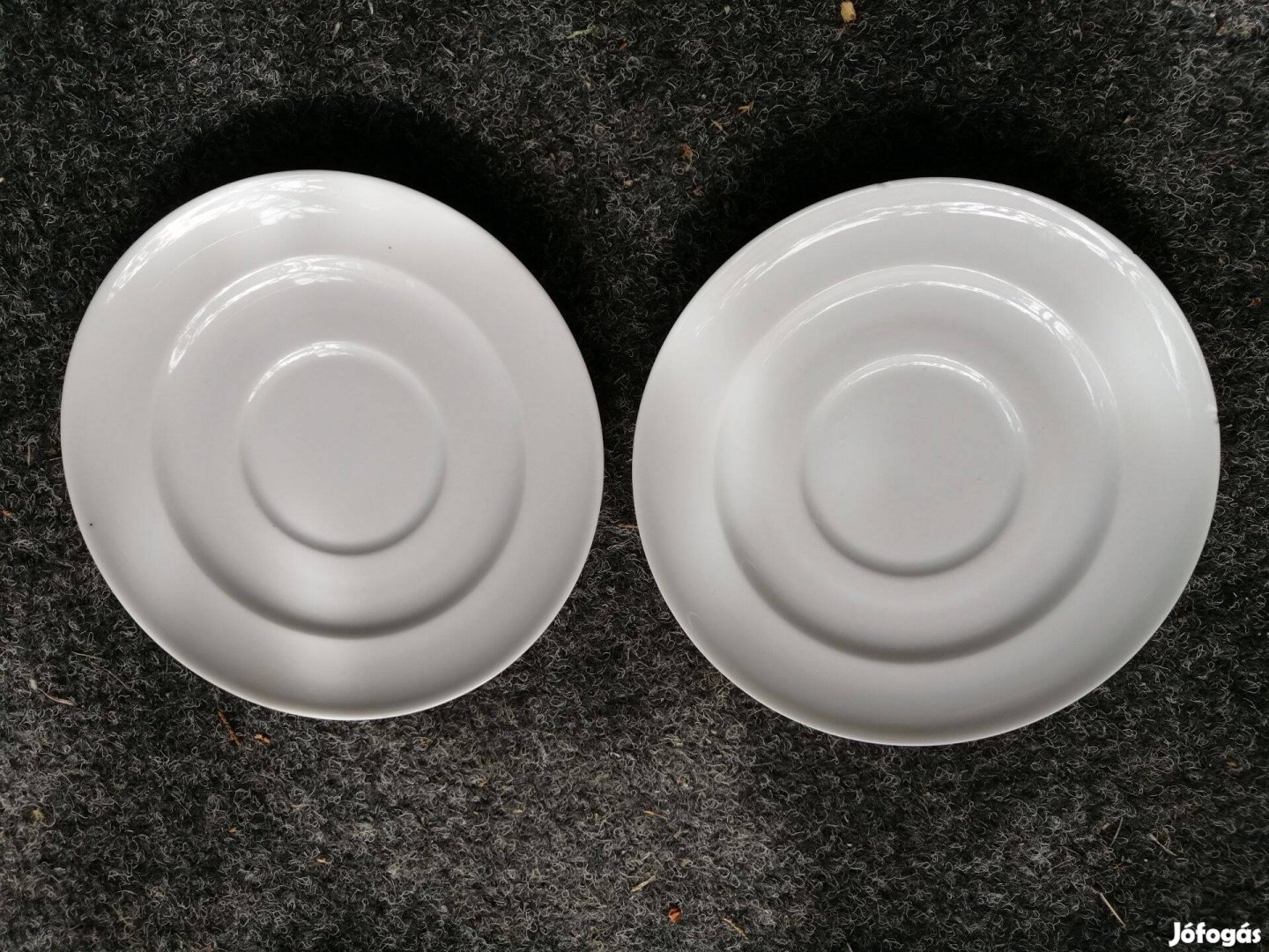 Alföldi porcelán kistányér párban , hófehér ,szett ár