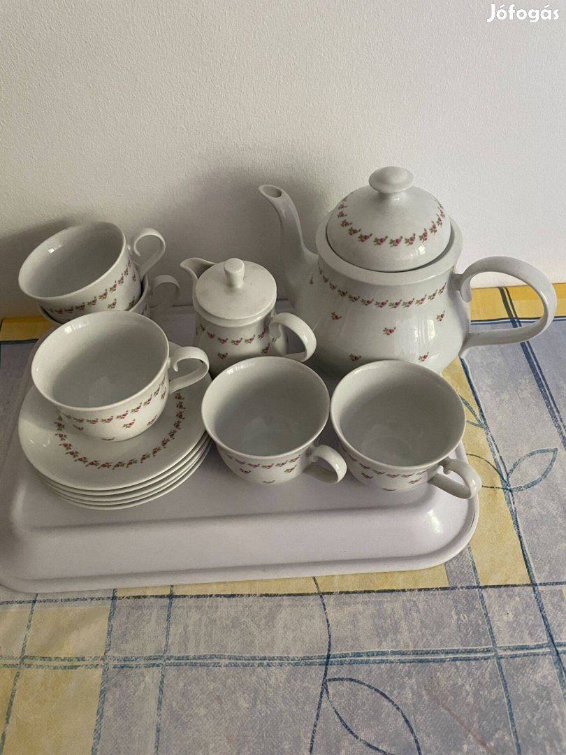 Alföldi porcelán teás készlet (5 db)