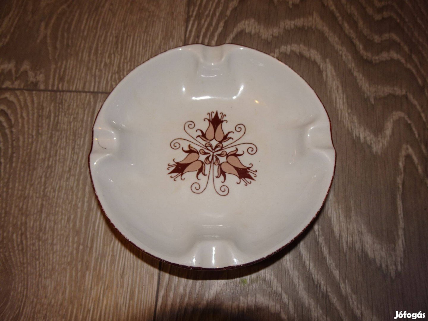 Alföldi régi porcelán hamutartó hamutál Retro Vintage ritkaság