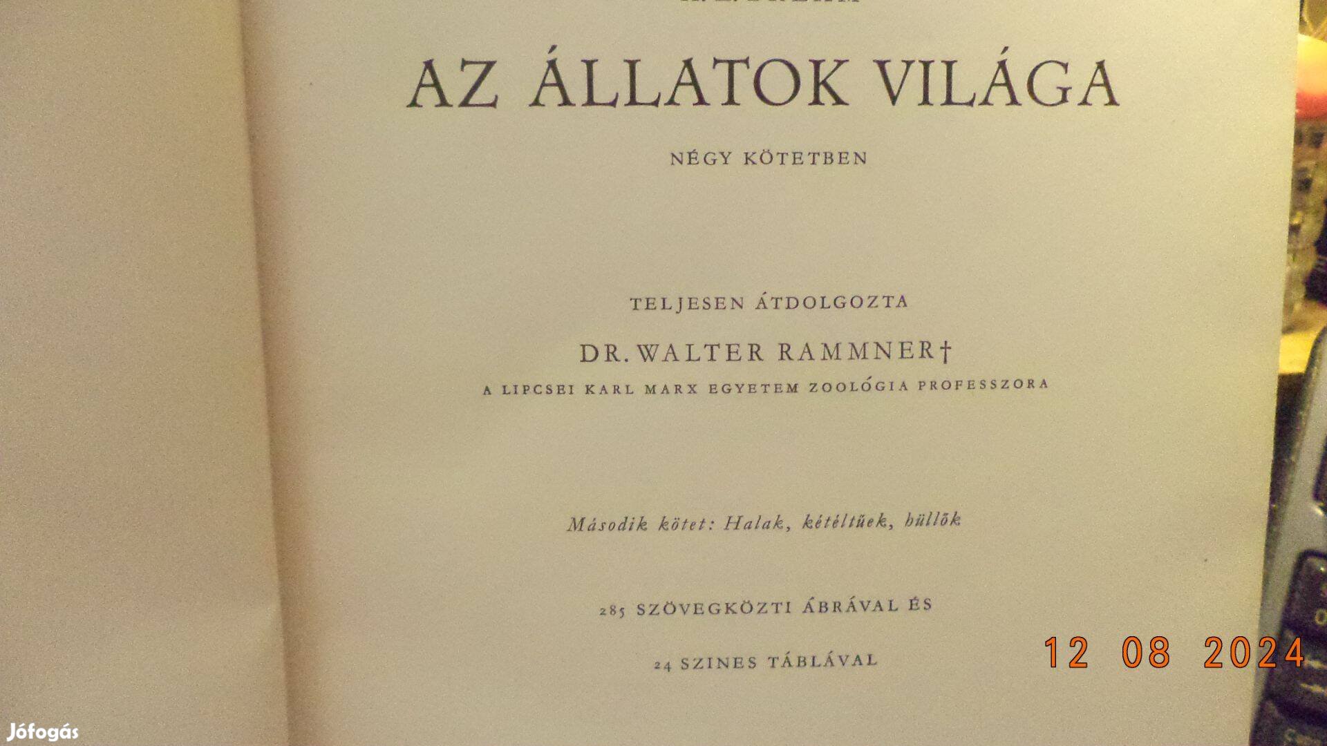 Alfred Edmund Brehm: Az állatok világa 1 - 2 - 3