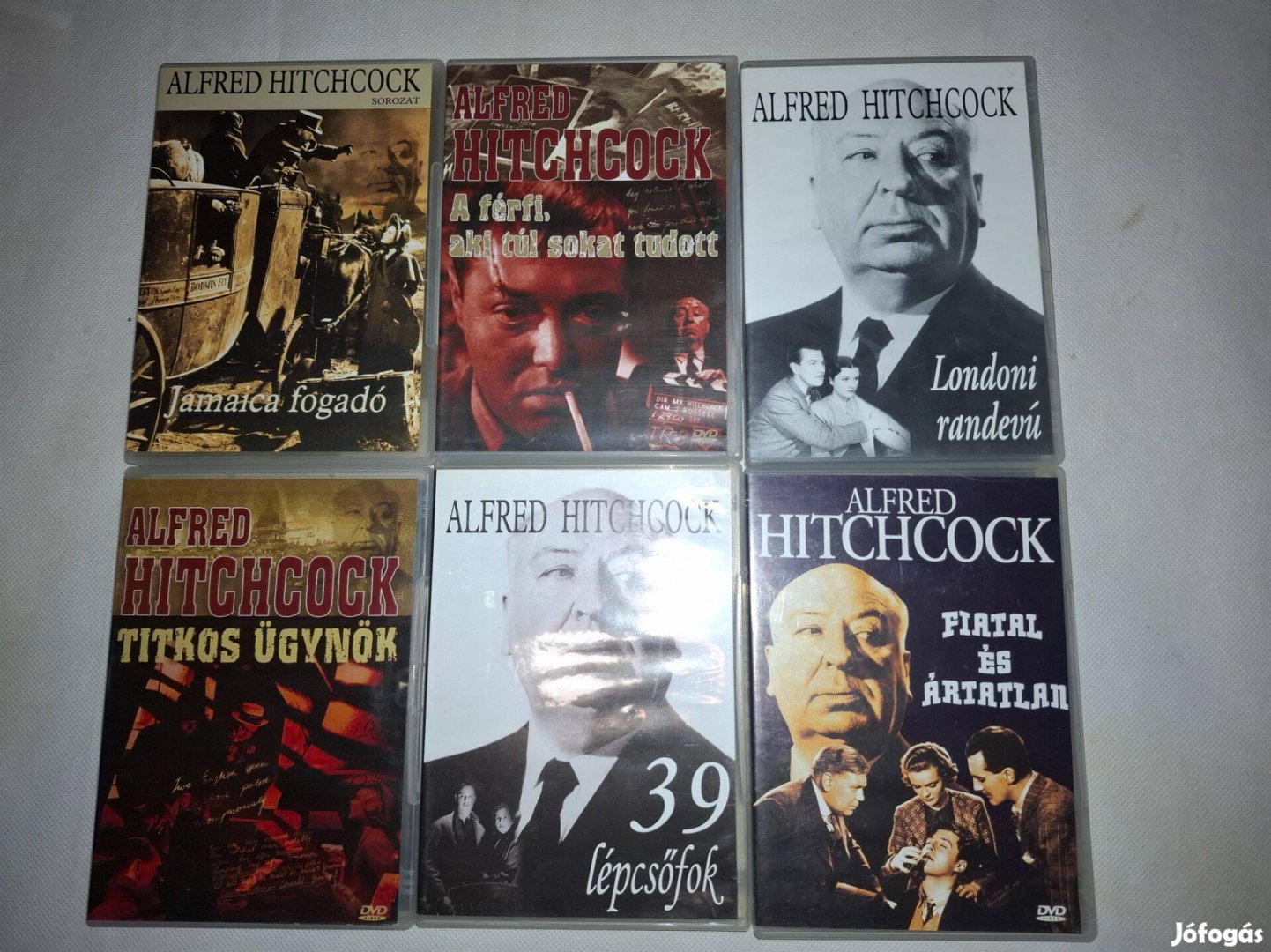 Alfred Hitchcock Kollekció 6DVD - Mind Szinkronos!!!