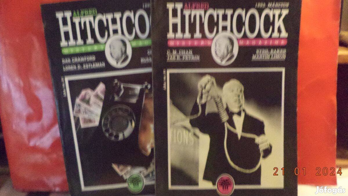 Alfred Hitchcock Mystery Magazine 2 db