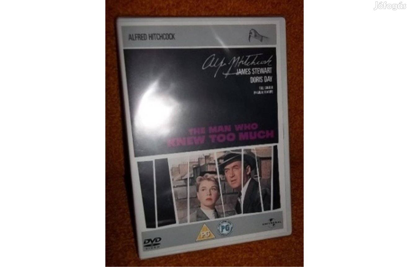 Alfred Hitchcock: The Man Who Knew Too Much DVD film Új!