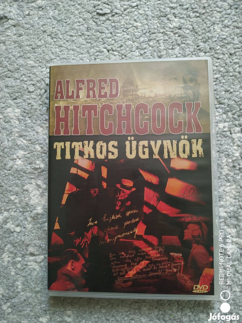 Alfred Hitchcock - Titkos ügynök dvd