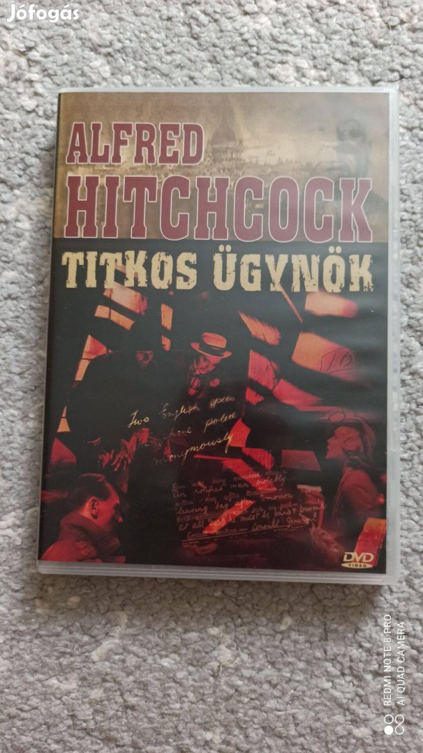 Alfred Hitchcock - Titkos ügynök dvd