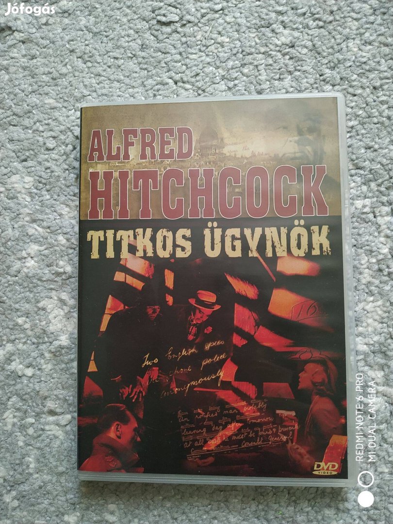 Alfred Hitchcock - Titkos ügynök dvd