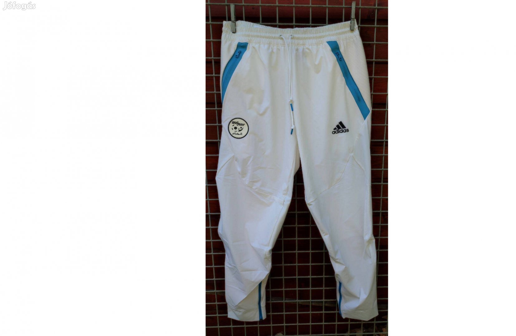 Algéria fehér eredeti adidas hosszú nadrág (L)