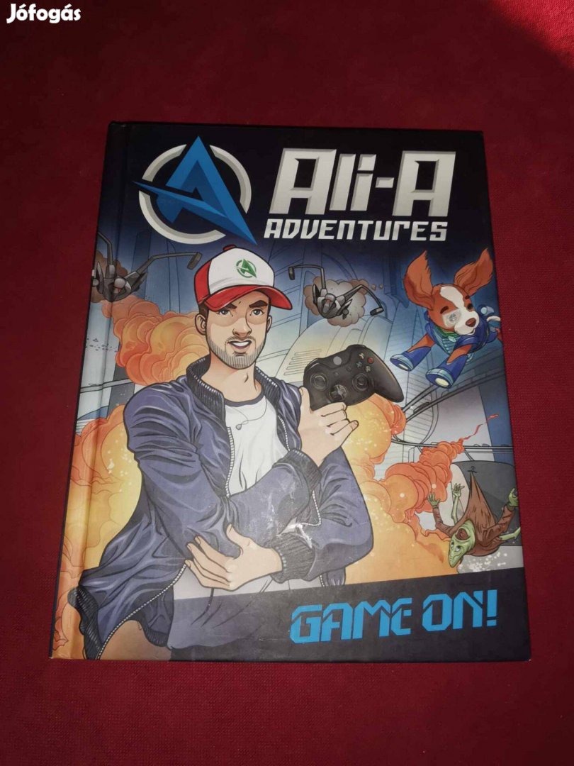 Ali-A Adventures: Game On! képregény (angol, dedikált)