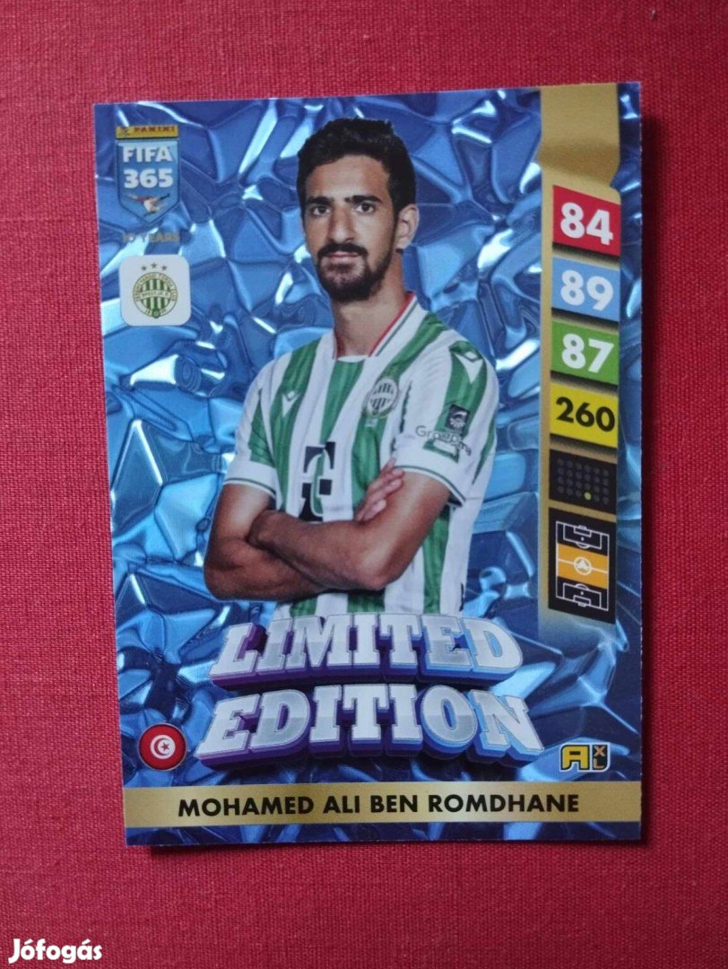 Ali Ben Romdhane (Ferencváros) FIFA 365 2025 Limited edition kártya