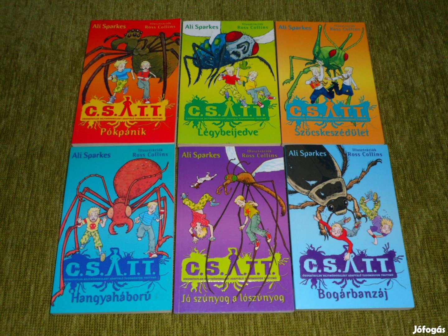 Ali Sparkes: C.S.A.T.T. 1-6 - Pókpánik, Légybeijedve, Szöcskeszédület