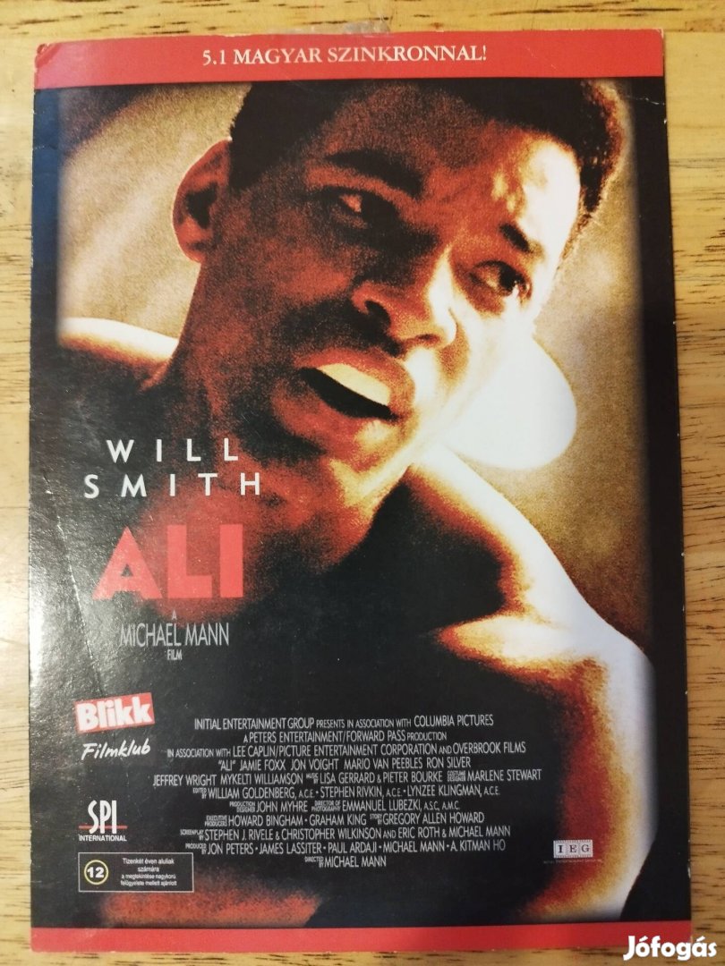 Ali papírtokos dvd Will Smith 