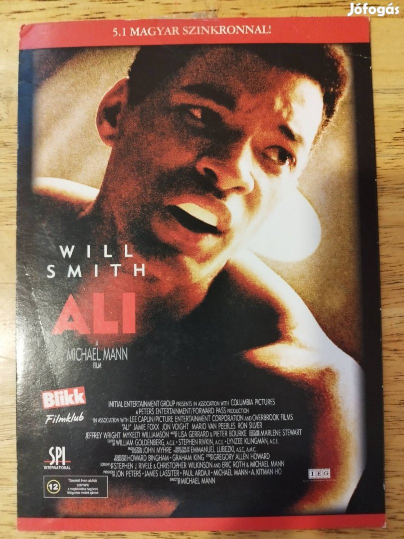 Ali újszerű dvd Will Smith 