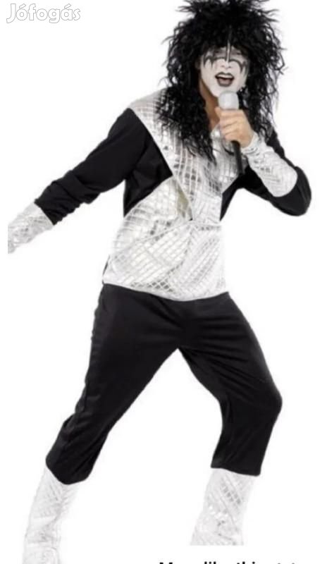 Alice Cooper jelmez + paróka, felnőtt jelmez DK175