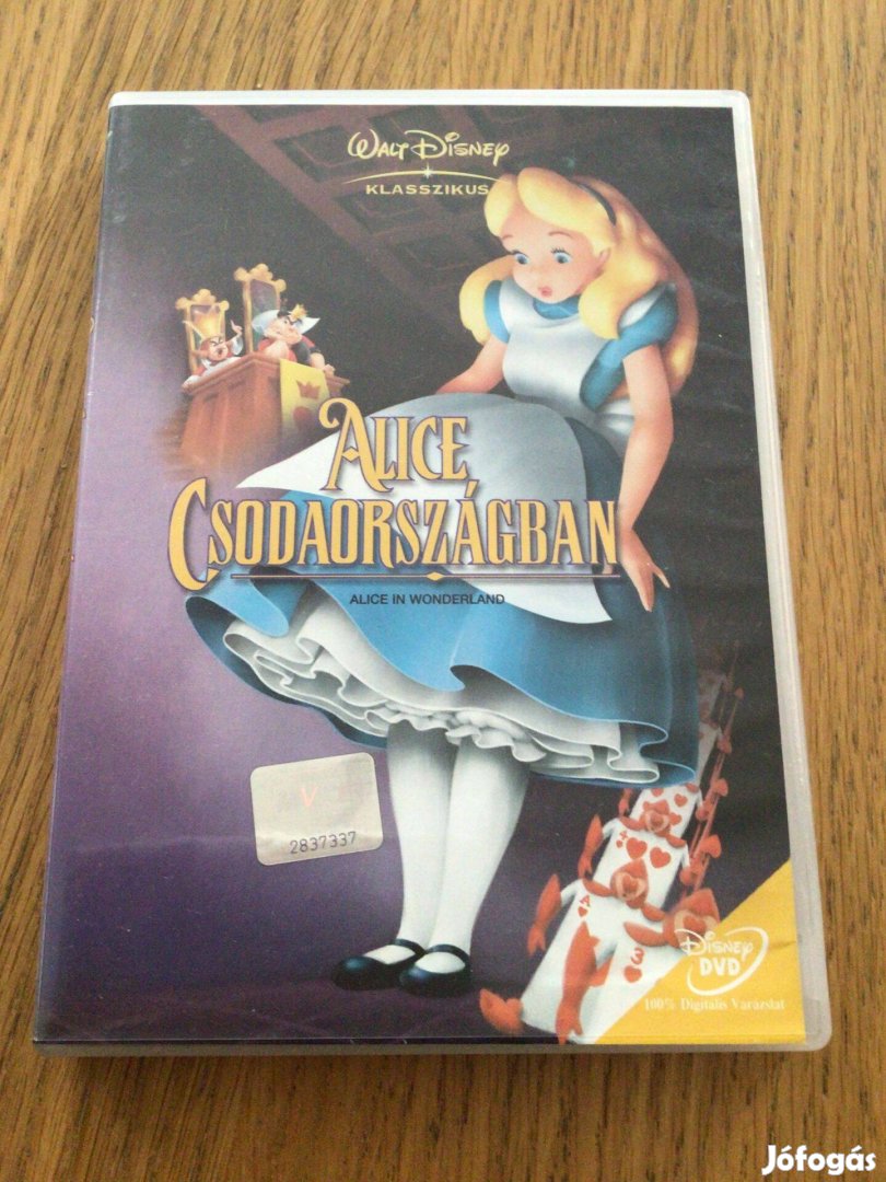 Alice Csodaországban DVD Disney