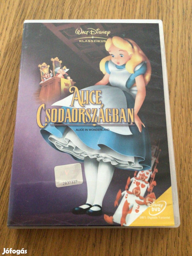 Alice Csodaországban DVD Disney