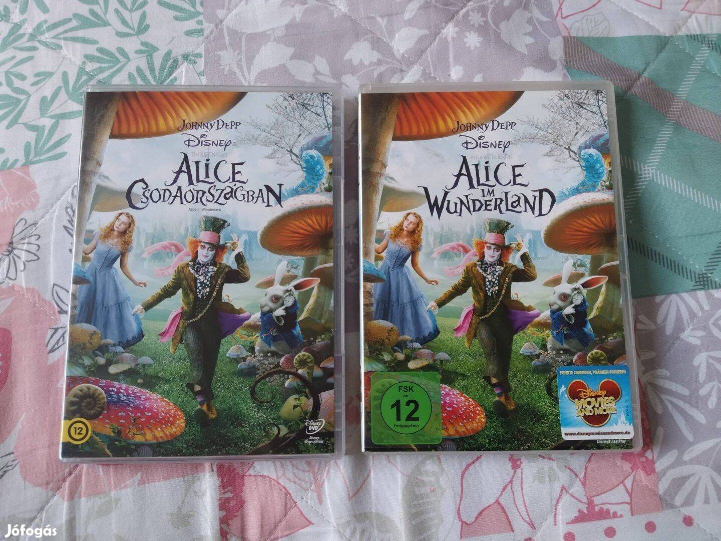 Alice Csodaországban DVD-k