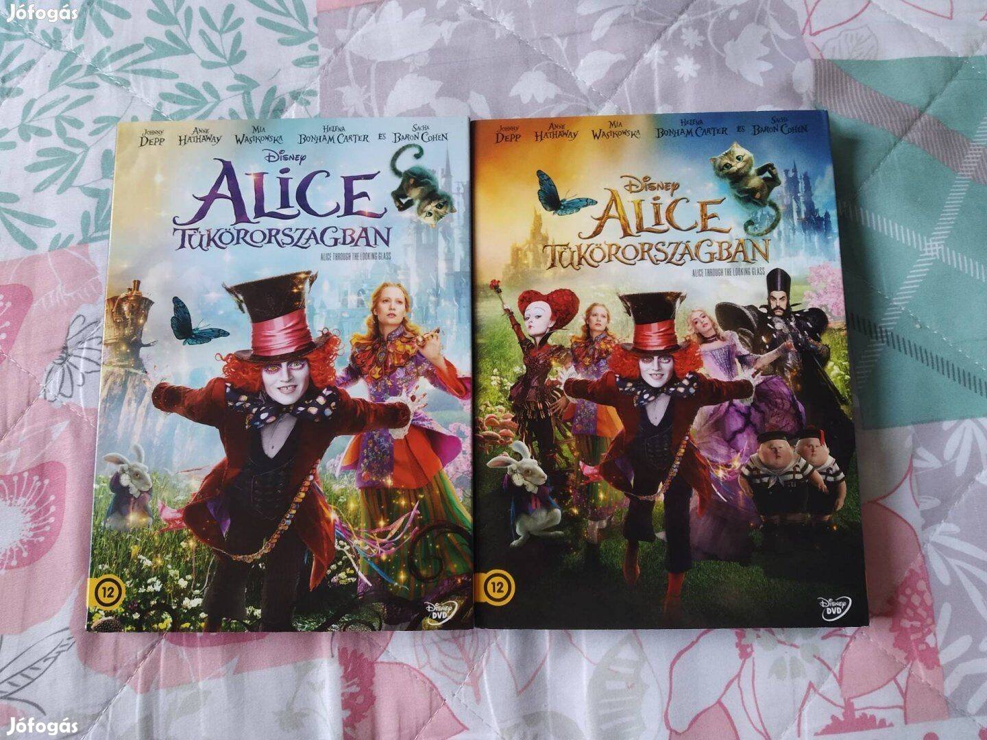 Alice Tükörországban feknis DVD-k