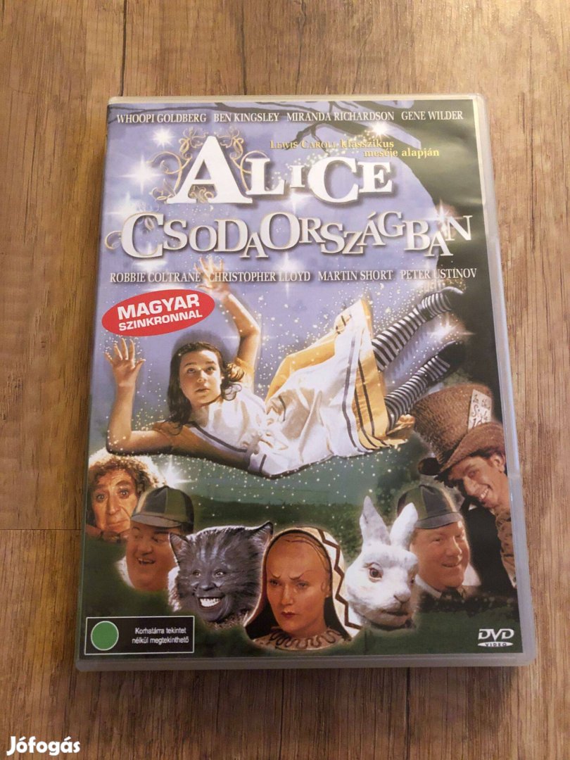 Alice csodaországban film DVD