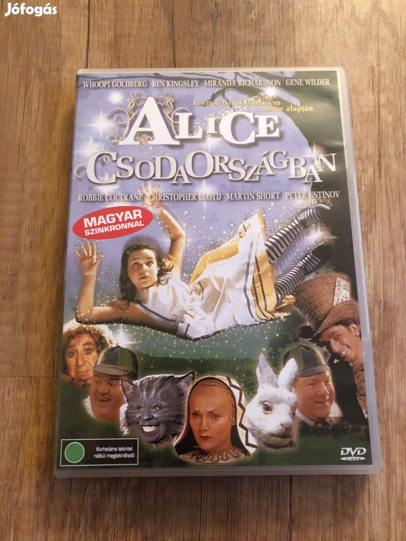 Alice csodaországban film DVD