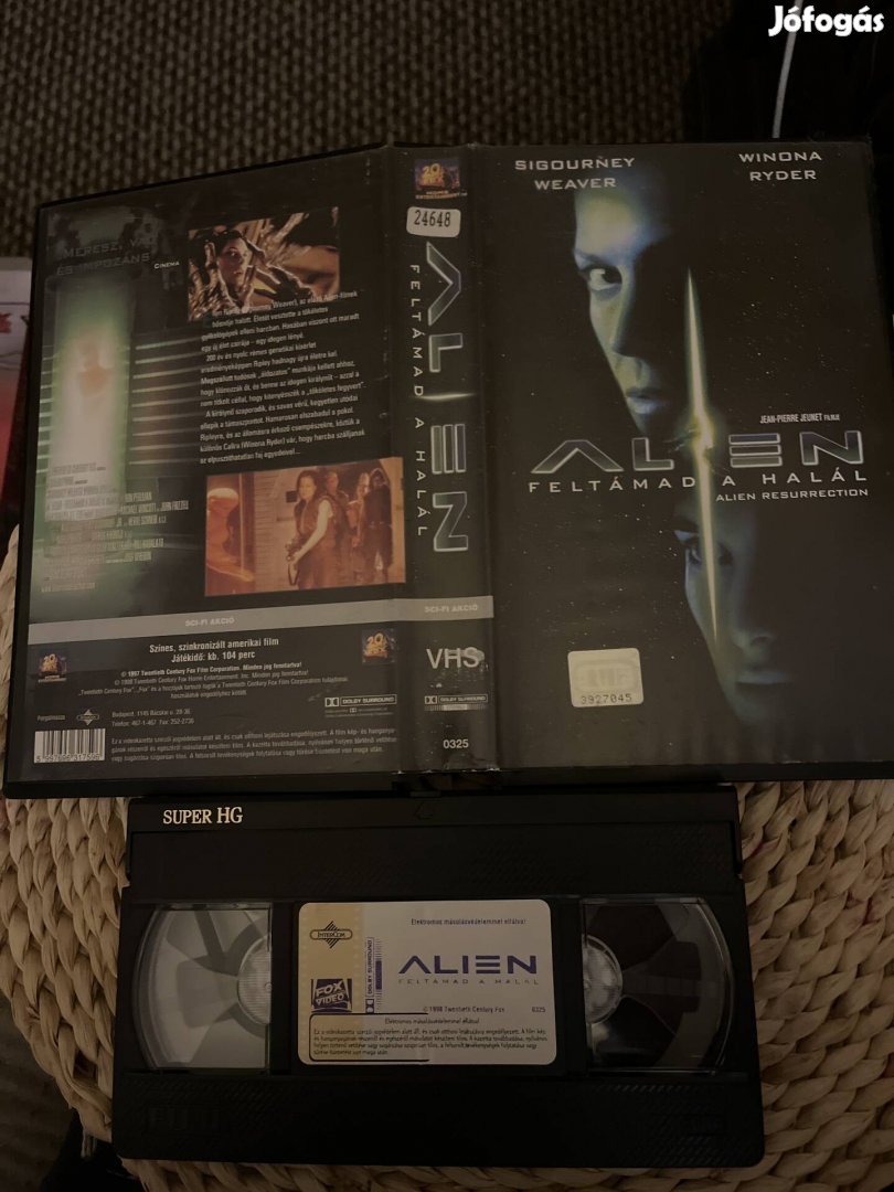 Alien 3 feltámad a halál vhs 