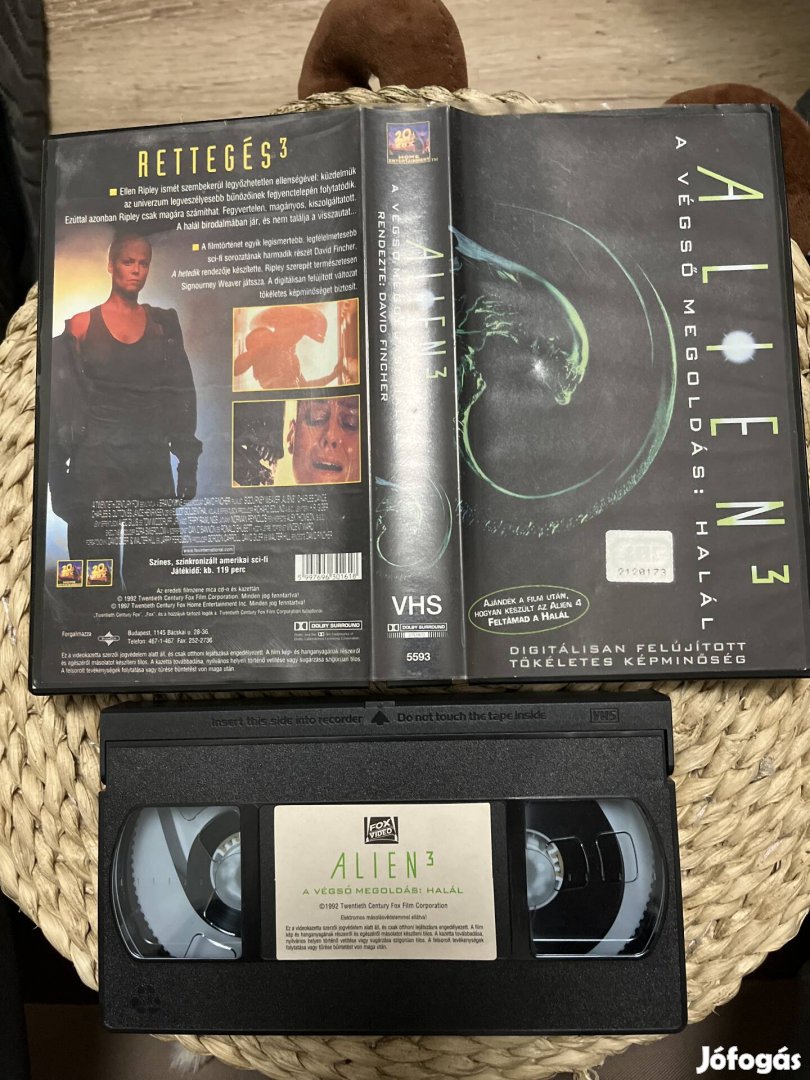 Alien 3 végső megoldás halál vhs