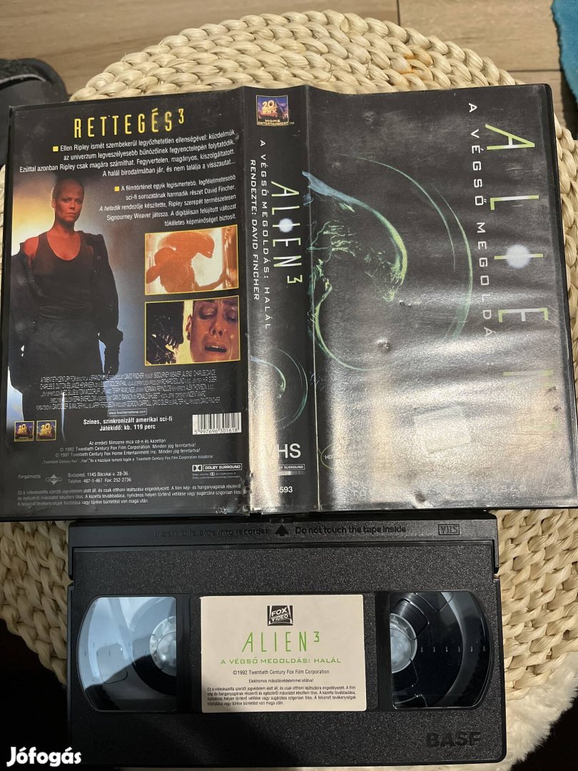 Alien 3 végső megoldás halál vhs