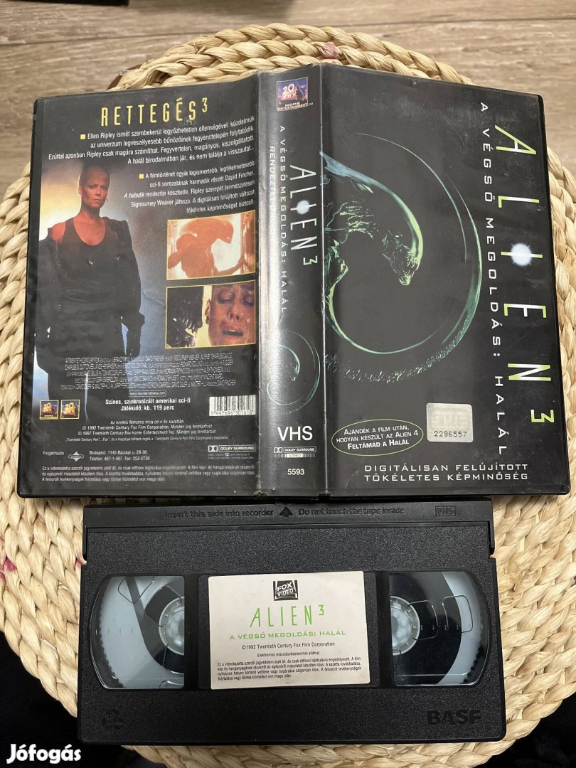 Alien 3 vhs.   