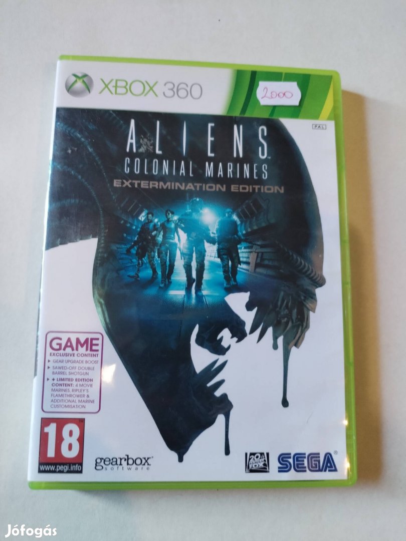 Alien CM Xbox 360 játék 