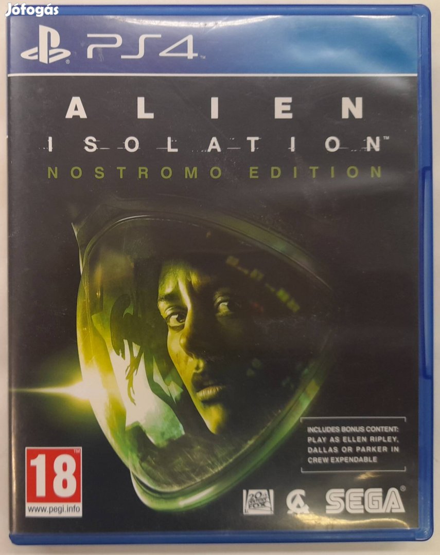 Alien Isolation, karcmentes PS4-PS5 játék.