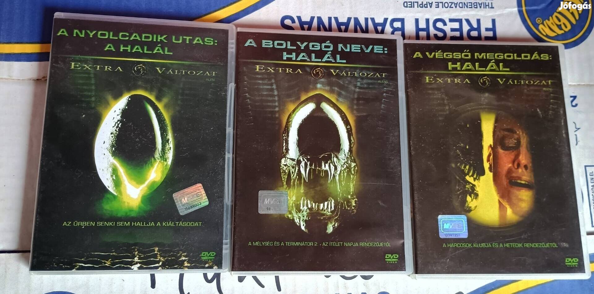 Alien Trilógia duplalemezes extra DVD kiadás 