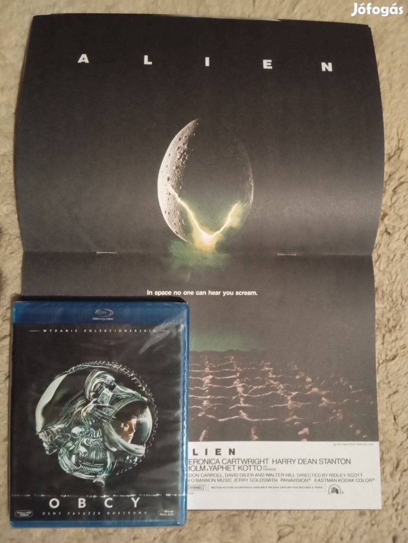 Alien - A nyolcadik utas: a Halál Blu-Ray + Plakát