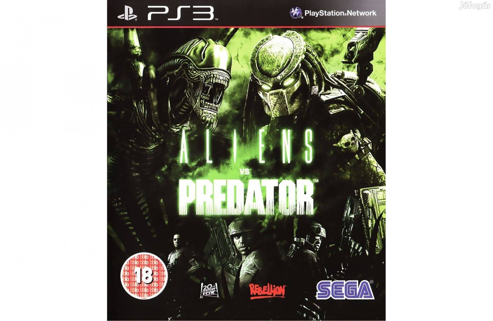 Alien vs. Predator Ps3 lemezes játék