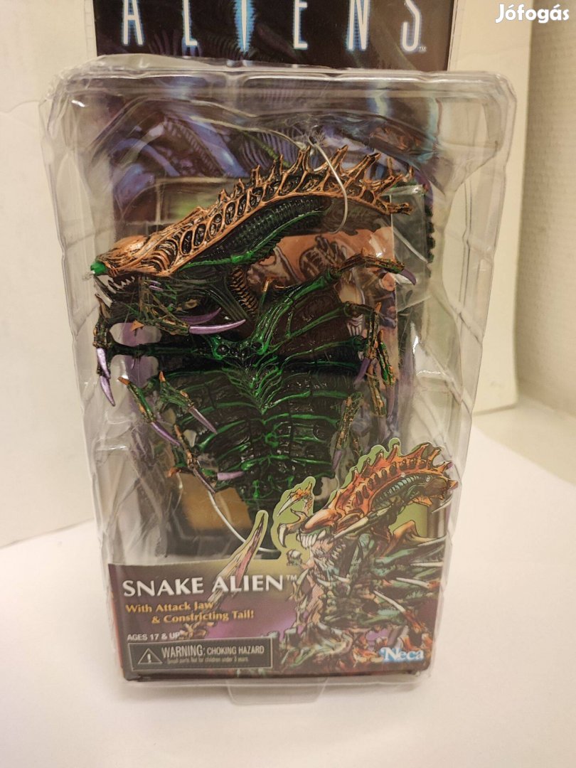 Aliens Snake Alien 18 cm magas gyűjtői figura, Neca