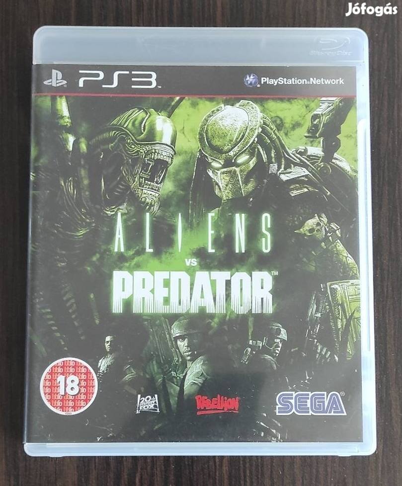 Aliens VS Predator PS3 újszerű játék eladó 