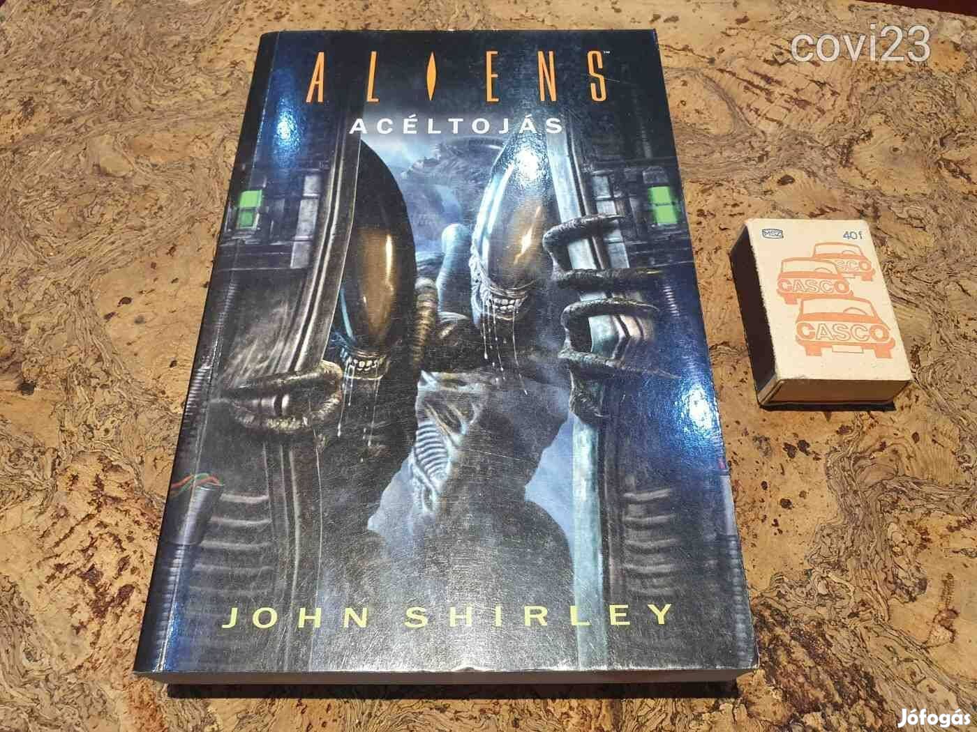 Aliens acéltojás John Shirley könyv a második ritka sorozatból újszerű