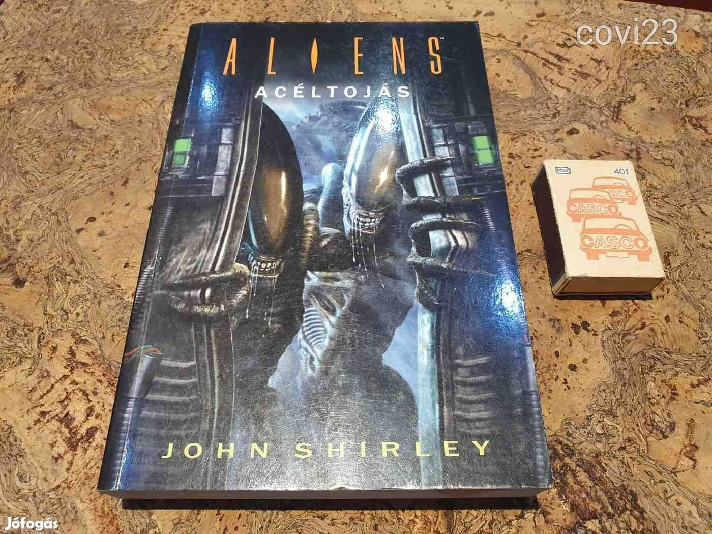 Aliens acéltojás John Shirley könyv a második ritka sorozatból újszerű