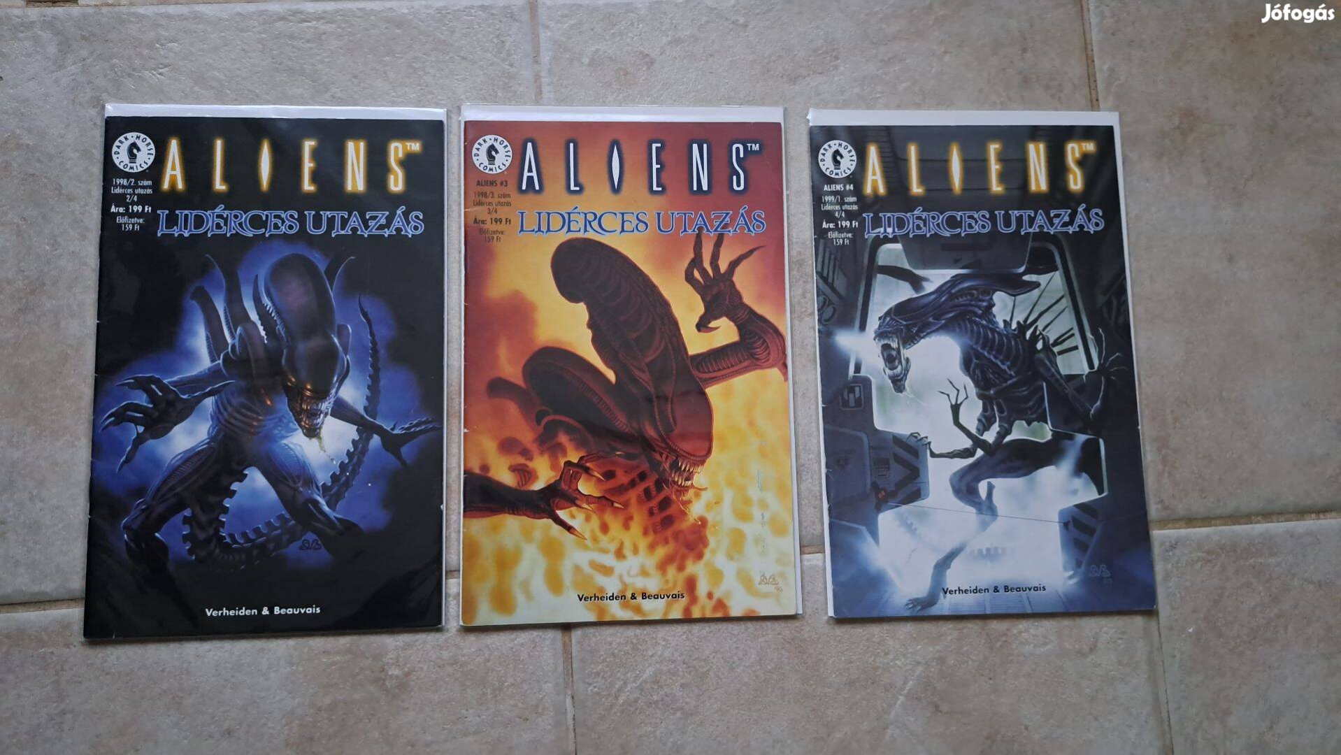 Aliens képregény - Lidérces Utazás - 2 3 4 szám - Dark Horse képregény