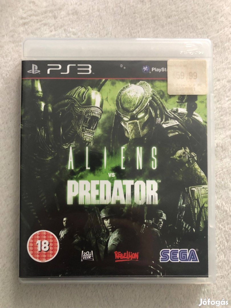 Aliens vs Predator Ps3 Playstation 3 játék