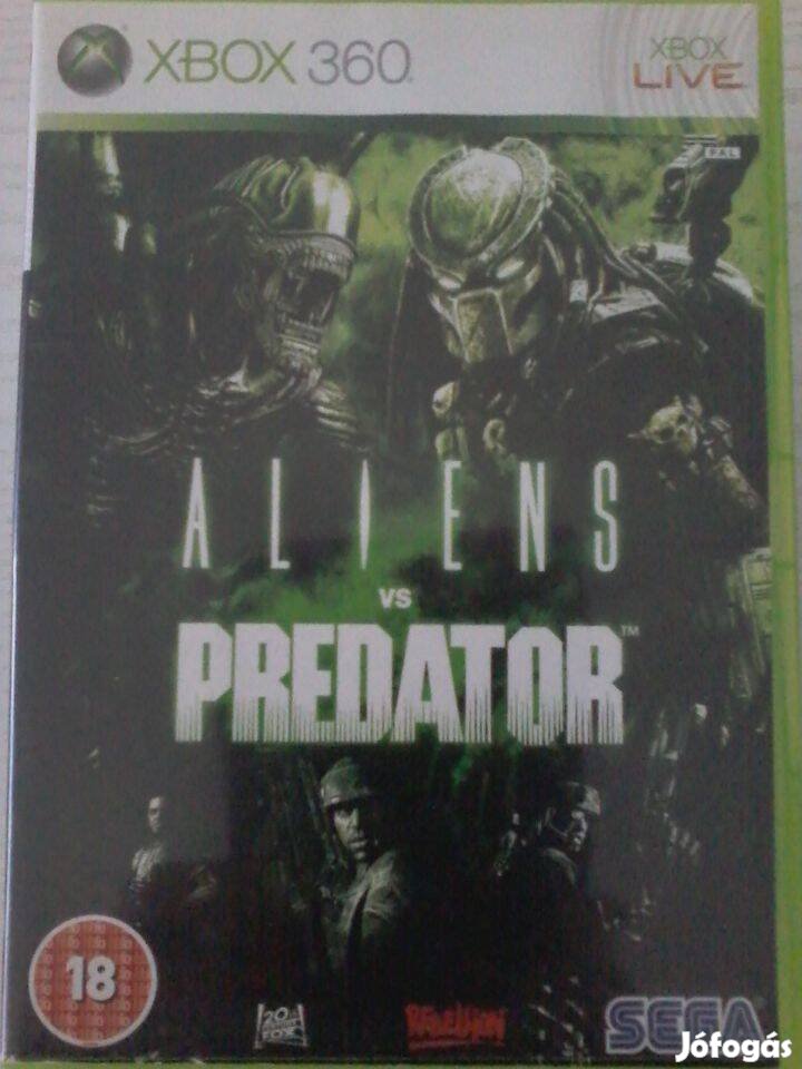 Aliens vs Predator Xbox 360 játék eladó.(nem postázom)