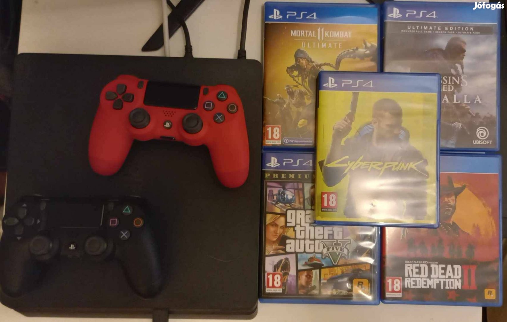 Alig Használt 500GB PS4 + 2 Kontroller