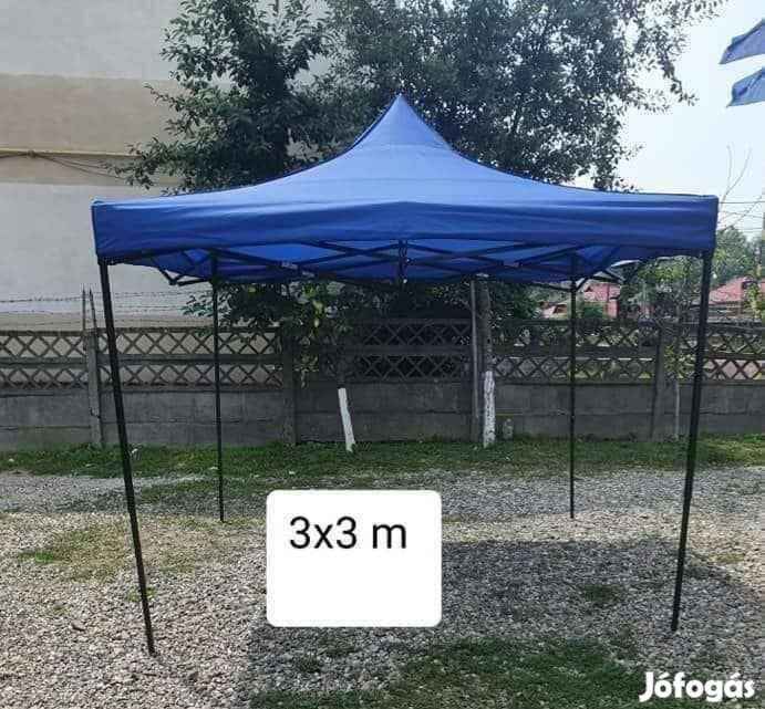 Alig használt 3 m × 3 m pavilon eladó. 