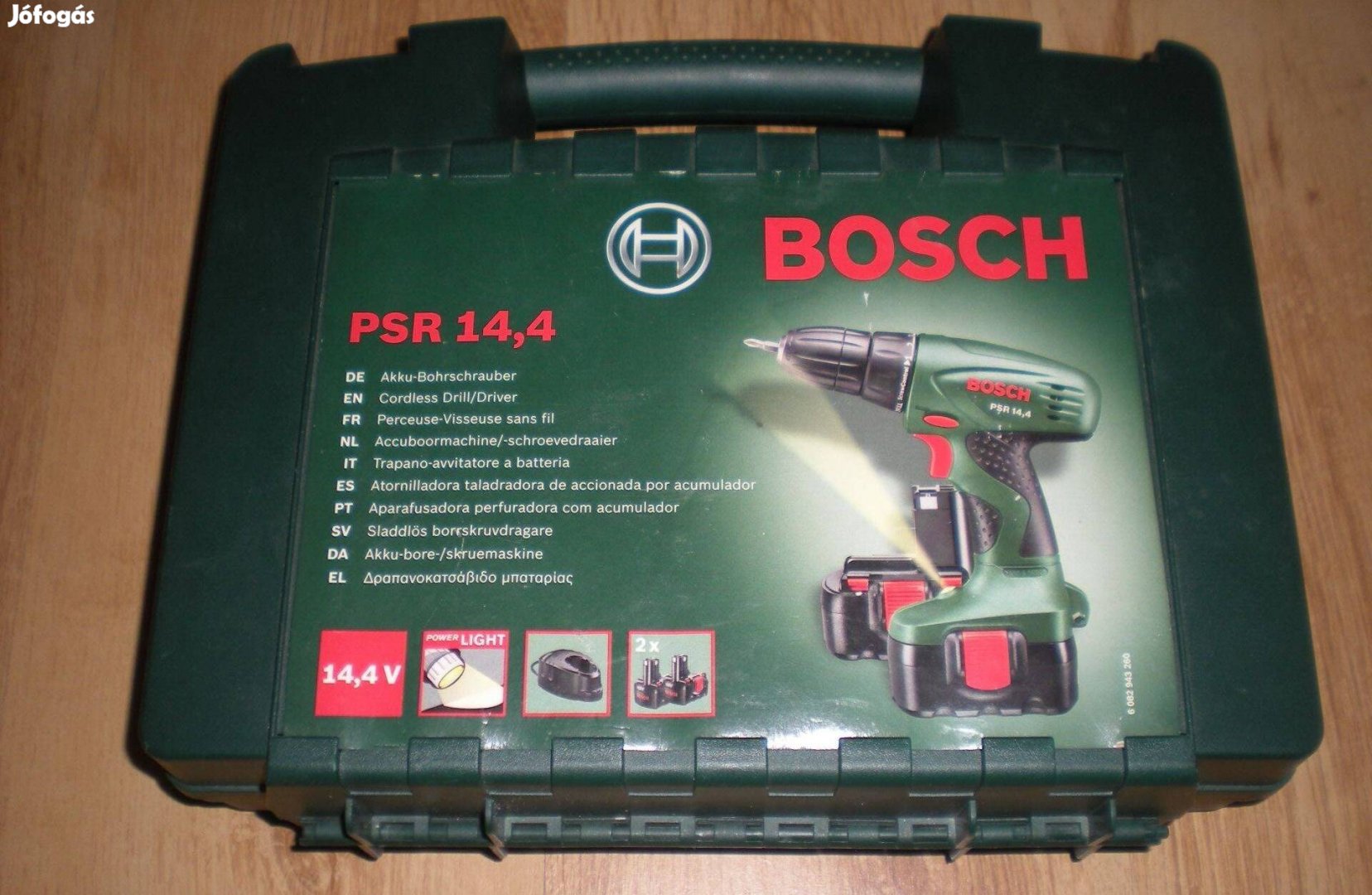 Alig használt Bosch PSR 14,4 műanyag koffer hordtáska