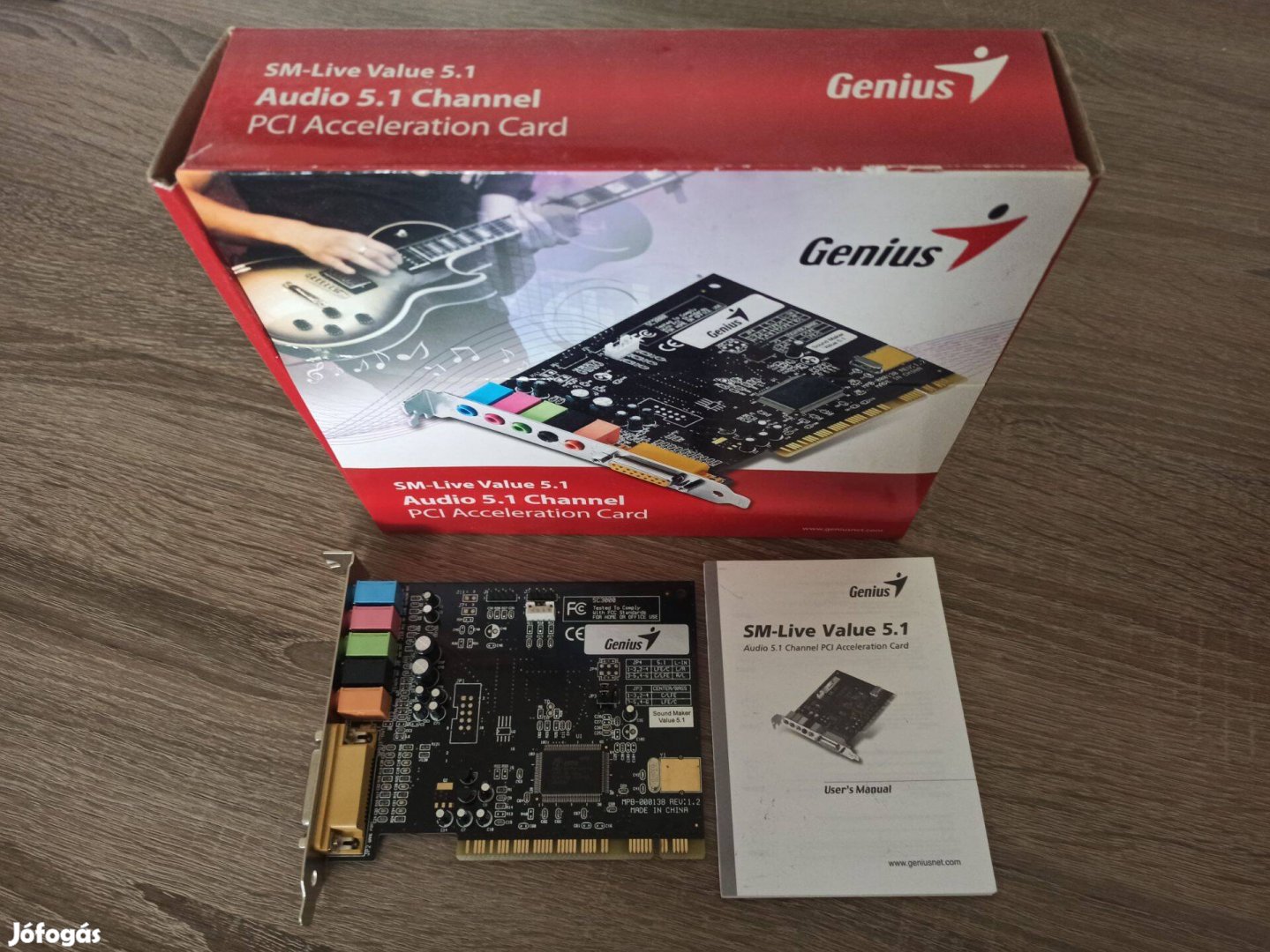 Alig használt Genius 5.1 PCI hangkártya dobozában eladó