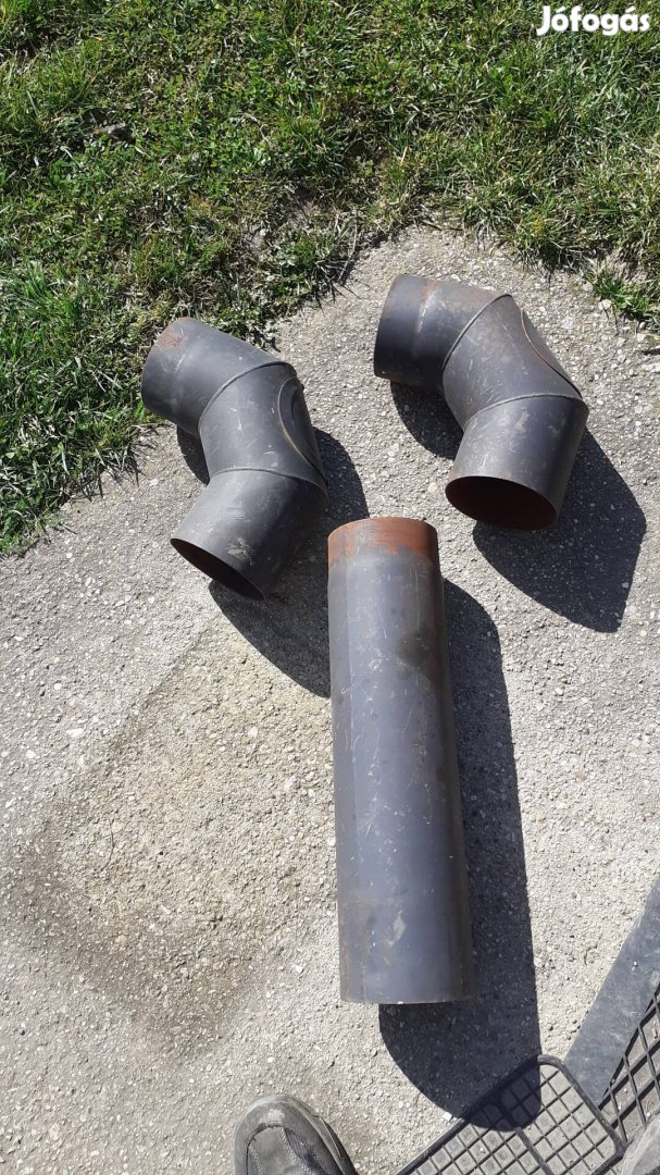 Alig használt, bontott füstcső