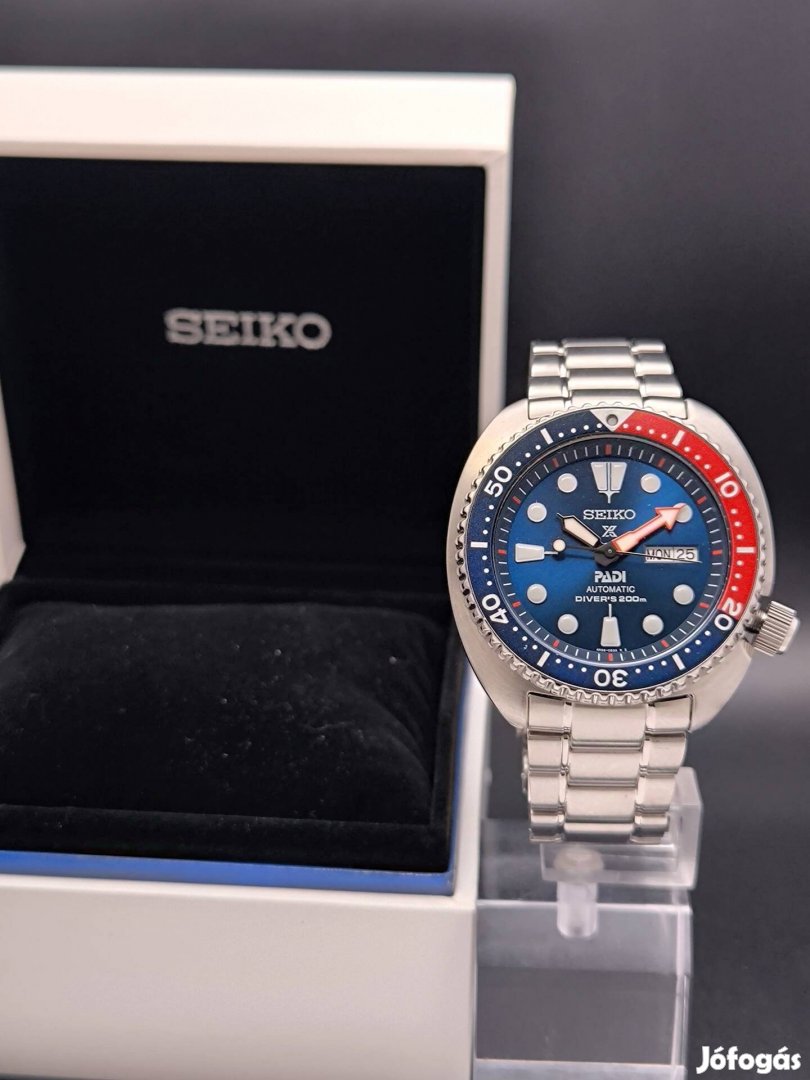 Alig használt, eredeti Seiko Prospex Turtle Srpe99K1 óra 